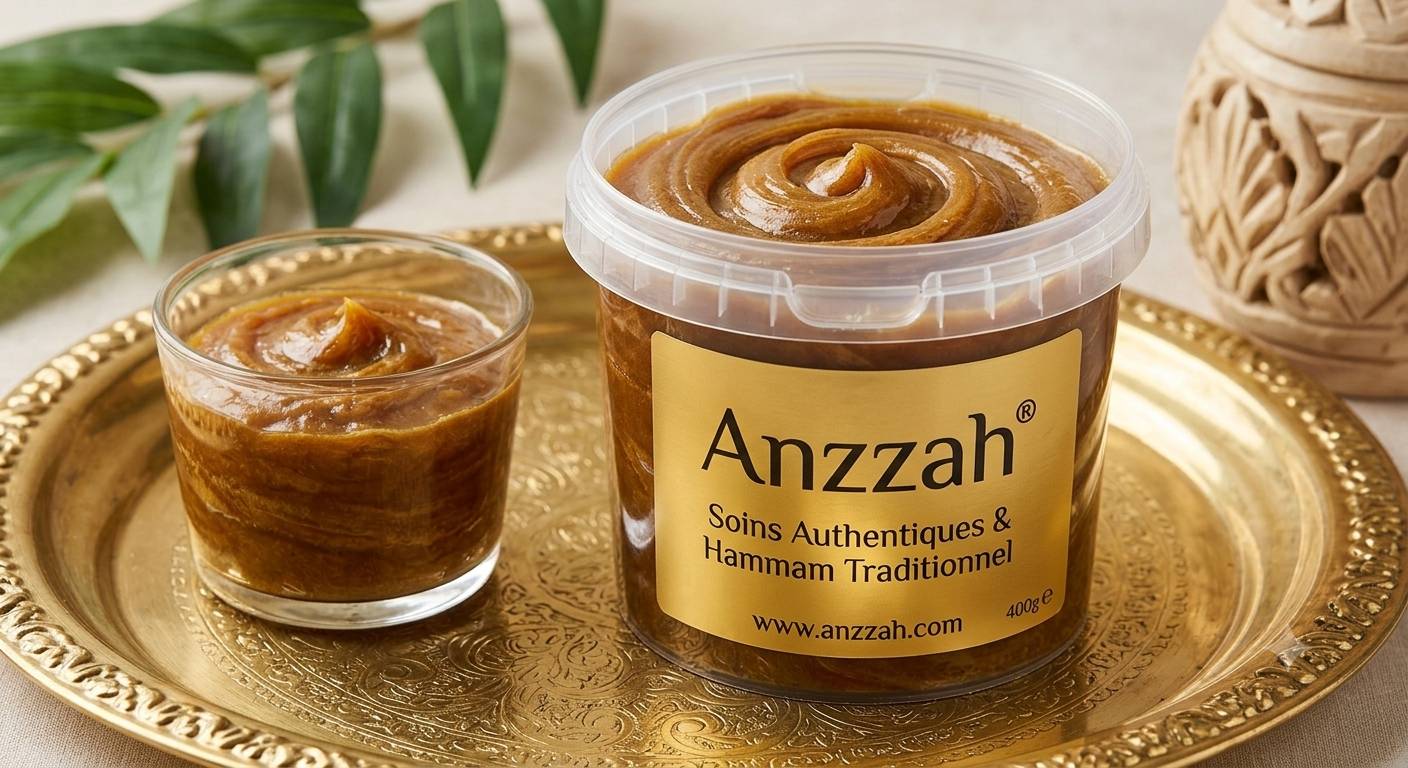 Anzzah Cosmétique – Savon Noir Hamma Traditionnel